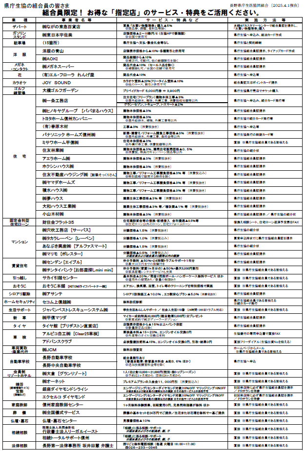 指定店